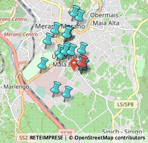 Mappa Via dei Prati, 39012 Merano BZ, Italia (0.6225)