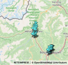 Mappa Via dei Prati, 39012 Merano BZ, Italia (13.81684)