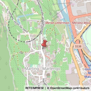 Mappa Via Franz Innerhofer, 24, 39020 Marlengo, Bolzano (Trentino-Alto Adige)