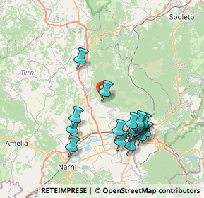 Mappa Vocabolo Sant'Erasmo, 05100 Terni TR, Italia (7.82706)