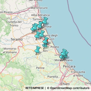 Mappa Via delle Maggiolate, 64032 Atri TE, Italia (11.76615)