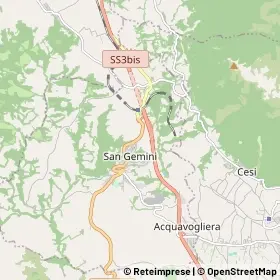 Mappa San Gemini