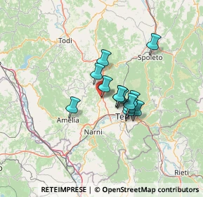 Mappa Via Casventino, 05029 San Gemini TR, Italia (9.02231)