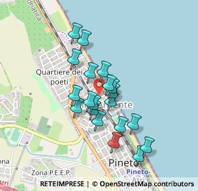 Mappa Lungomare dei Pini, 64025 Pineto TE, Italia (0.365)