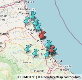 Mappa Lungomare dei Pini, 64025 Pineto TE, Italia (11.3135)