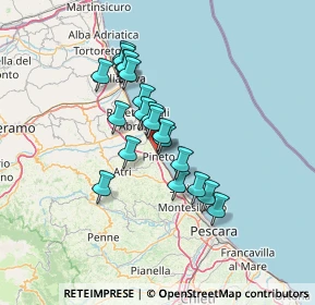 Mappa Lungomare dei Pini, 64025 Pineto TE, Italia (11.051)