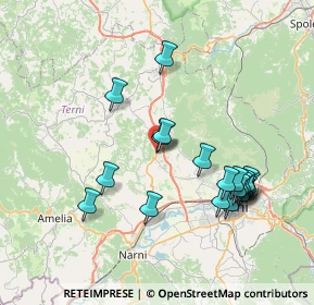 Mappa Via del Tribunale, 05029 San Gemini TR, Italia (8.092)