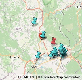 Mappa Via del Tribunale, 05029 San Gemini TR, Italia (8.16778)