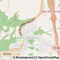 Mapa San Gemini