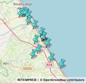 Mappa Via Veneto, 64025 Pineto TE, Italia (3.46)