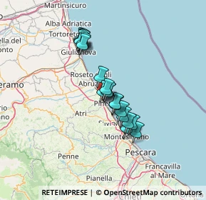 Mappa Via Veneto, 64025 Pineto TE, Italia (10.668)