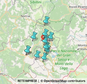 Mappa Localita' Casale Bucci, 02012 Amatrice RI, Italia (9.92)
