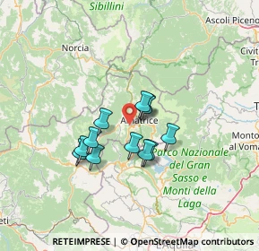 Mappa Localita' Casale Bucci, 02012 Amatrice RI, Italia (10.0925)