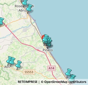 Mappa Via XXV Aprile, 64025 Pineto TE, Italia (5.84688)