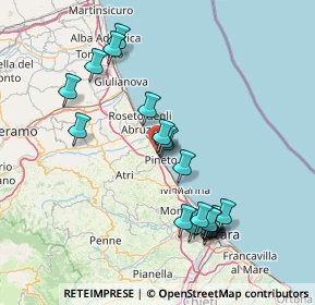 Mappa Via XXV Aprile, 64025 Pineto TE, Italia (16.065)