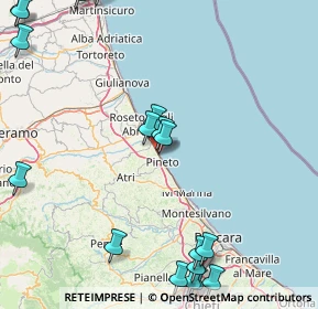 Mappa Via XXV Aprile, 64025 Pineto TE, Italia (24.47167)