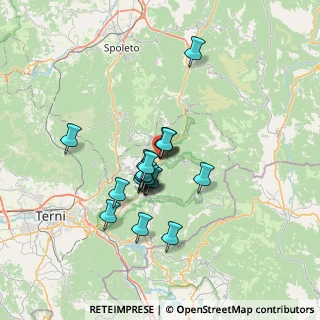 Mappa Strada Statale Valnerina, 05034 Ferentillo TR, Italia (5.3425)