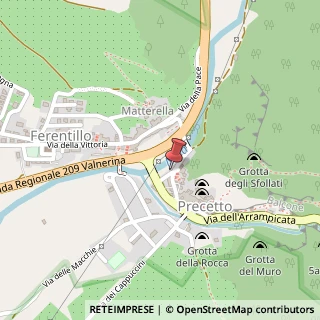 Mappa Via della Circonvallazione, 11, 05034 Ferentillo, Terni (Umbria)