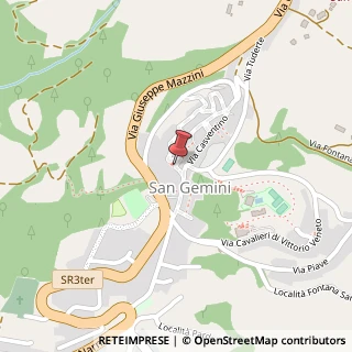 Mappa Piazza s. francesco 5/6, 05100 San Gemini, Terni (Umbria)