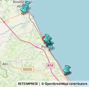 Mappa Via Isonzo, 64025 Pineto TE, Italia (4.03909)