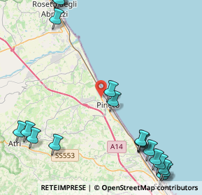 Mappa Via Giovanni Pascoli, 64025 Pineto TE, Italia (6.6025)