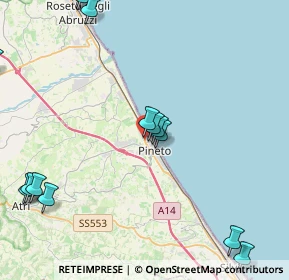 Mappa Via Giovanni Pascoli snc, 64025 Pineto TE, Italia (5.86071)