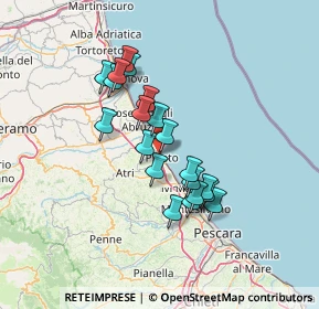 Mappa Via Giovanni Pascoli snc, 64025 Pineto TE, Italia (11.582)