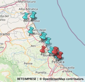 Mappa Via Giovanni Pascoli snc, 64025 Pineto TE, Italia (13.42188)