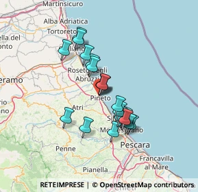 Mappa Via Giovanni Pascoli snc, 64025 Pineto TE, Italia (11.3)