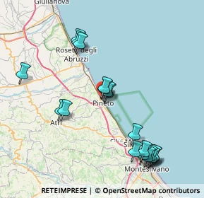 Mappa Vico Mantini, 64025 Pineto TE, Italia (8.9685)