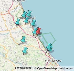 Mappa Vico Mantini, 64025 Pineto TE, Italia (6.97364)