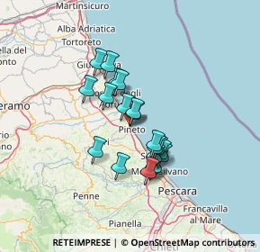 Mappa Via Nazionale Adriatica Complesso Residenziale, 64025 Pineto TE, Italia (10.499)