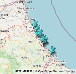 Mappa Via Nazionale Adriatica Complesso Residenziale, 64025 Pineto TE, Italia (7.775)
