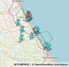 Mappa Via Torquato Tasso, 64025 Pineto TE, Italia (6.41143)