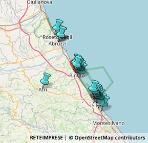 Mappa Via Torquato Tasso, 64025 Pineto TE, Italia (5.861)