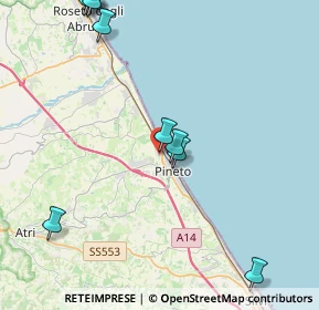 Mappa Via Torquato Tasso, 64025 Pineto TE, Italia (5.96818)