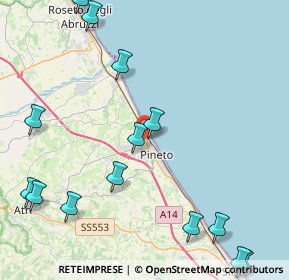 Mappa Via Torquato Tasso, 64025 Pineto TE, Italia (6.17467)