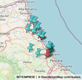 Mappa Via Torquato Tasso, 64025 Pineto TE, Italia (10.487)