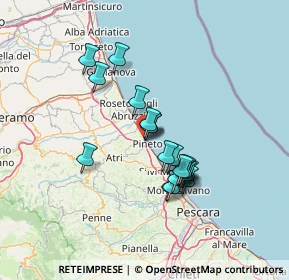 Mappa Via Torquato Tasso, 64025 Pineto TE, Italia (11.48632)