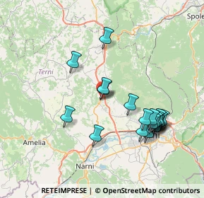 Mappa Vicolo del Sole, 05029 San Gemini TR, Italia (8.0395)