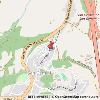 Mappa Piazza Giuseppe Garibaldi, 18, 05029 San Gemini, Terni (Umbria)