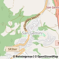 Mapa San Gemini