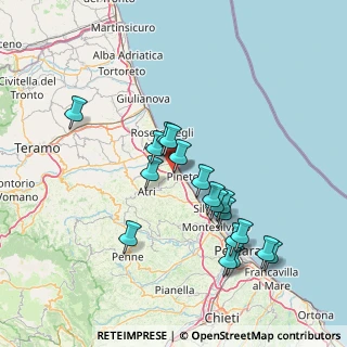 Mappa Via Ottorino Respighi, 64028 Pineto TE, Italia (14.92778)