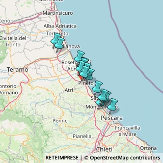 Mappa Via Ottorino Respighi, 64028 Pineto TE, Italia (8.99938)