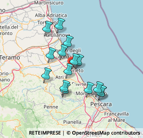 Mappa Via Palmiro Togliatti, 64025 Pineto TE, Italia (12.05333)