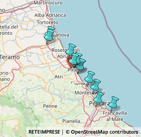 Mappa Via Palmiro Togliatti, 64025 Pineto TE, Italia (11.17818)