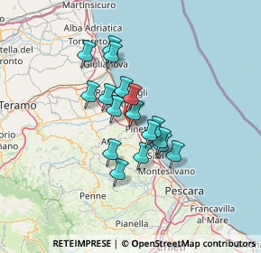 Mappa Via Palmiro Togliatti, 64025 Pineto TE, Italia (10.15059)