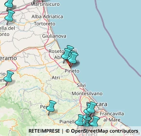 Mappa Via Giordano, 64025 Pineto TE, Italia (24.44667)