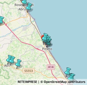 Mappa Via Giordano, 64025 Pineto TE, Italia (5.7675)