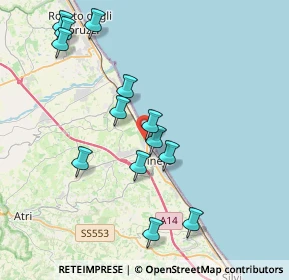 Mappa Via Rapisardi, 64025 Pineto TE, Italia (4.14231)